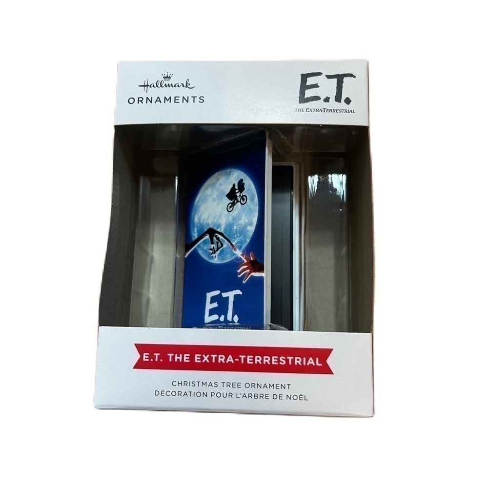 Hallmark E.T. VHS Christmas Ornament NEW Retro Extra Terrestrial